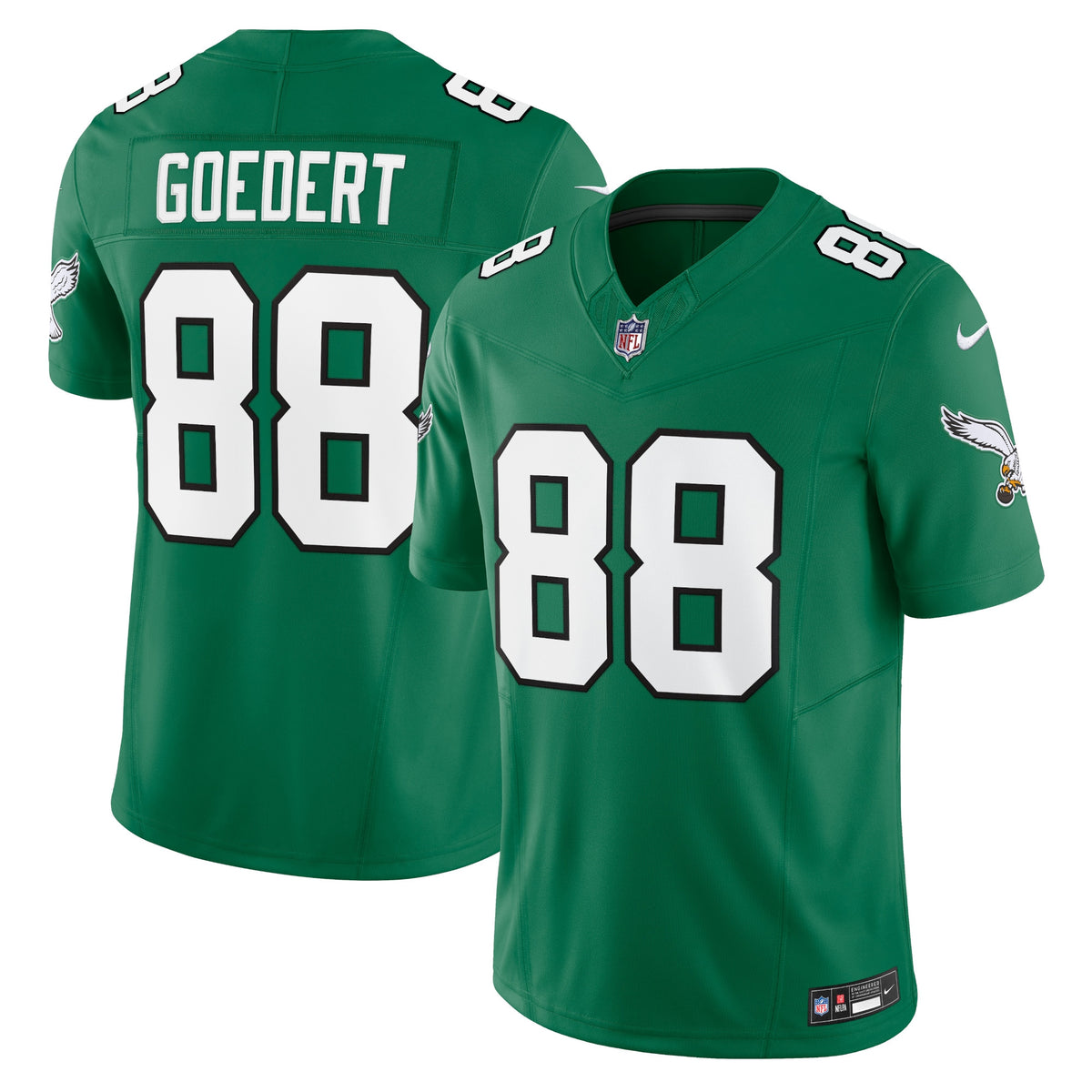 Dallas Goedert Philadelphia Eagles Nike Vapor F.U.S.E. Limited Jersey Kelly Green