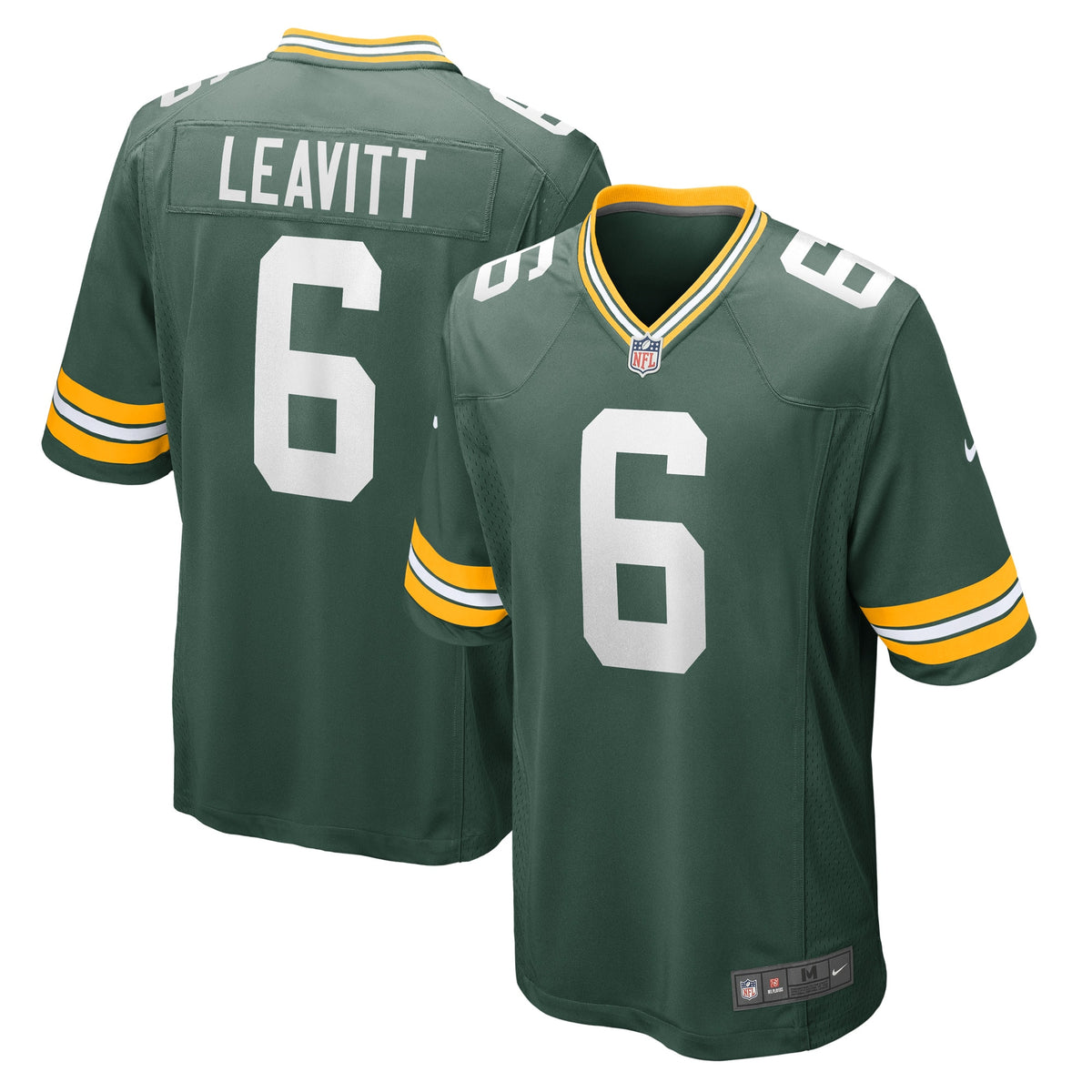 Dallin Leavitt Green Bay Packers Nike Game Player Jersey Green