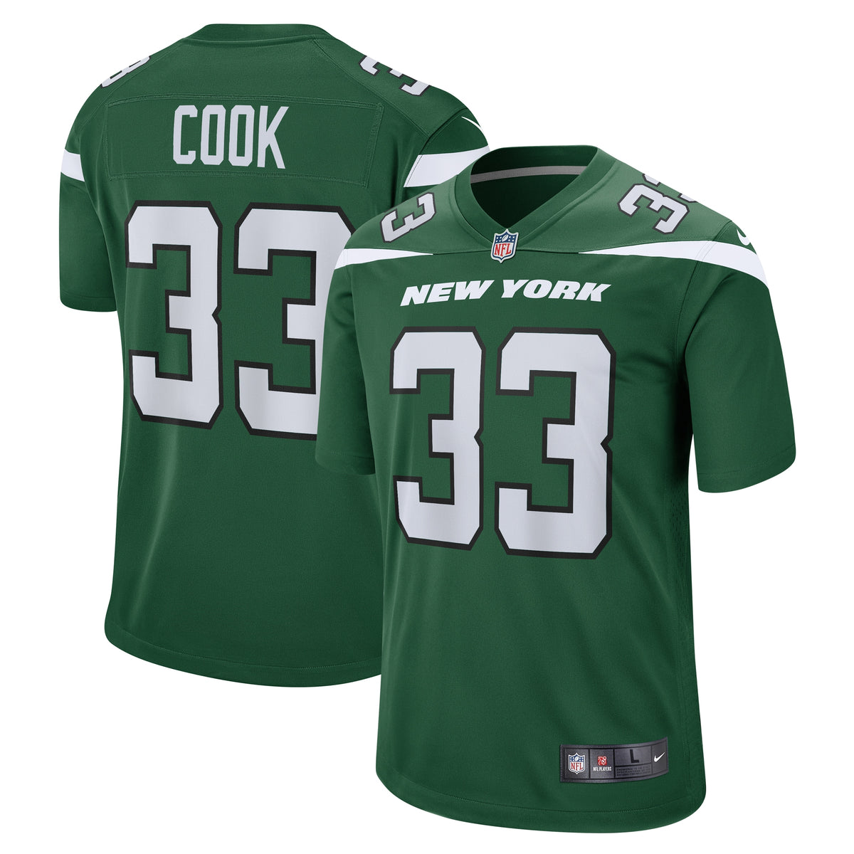 Dalvin Cook New York Jets Nike Game Player Jersey Gotham Green