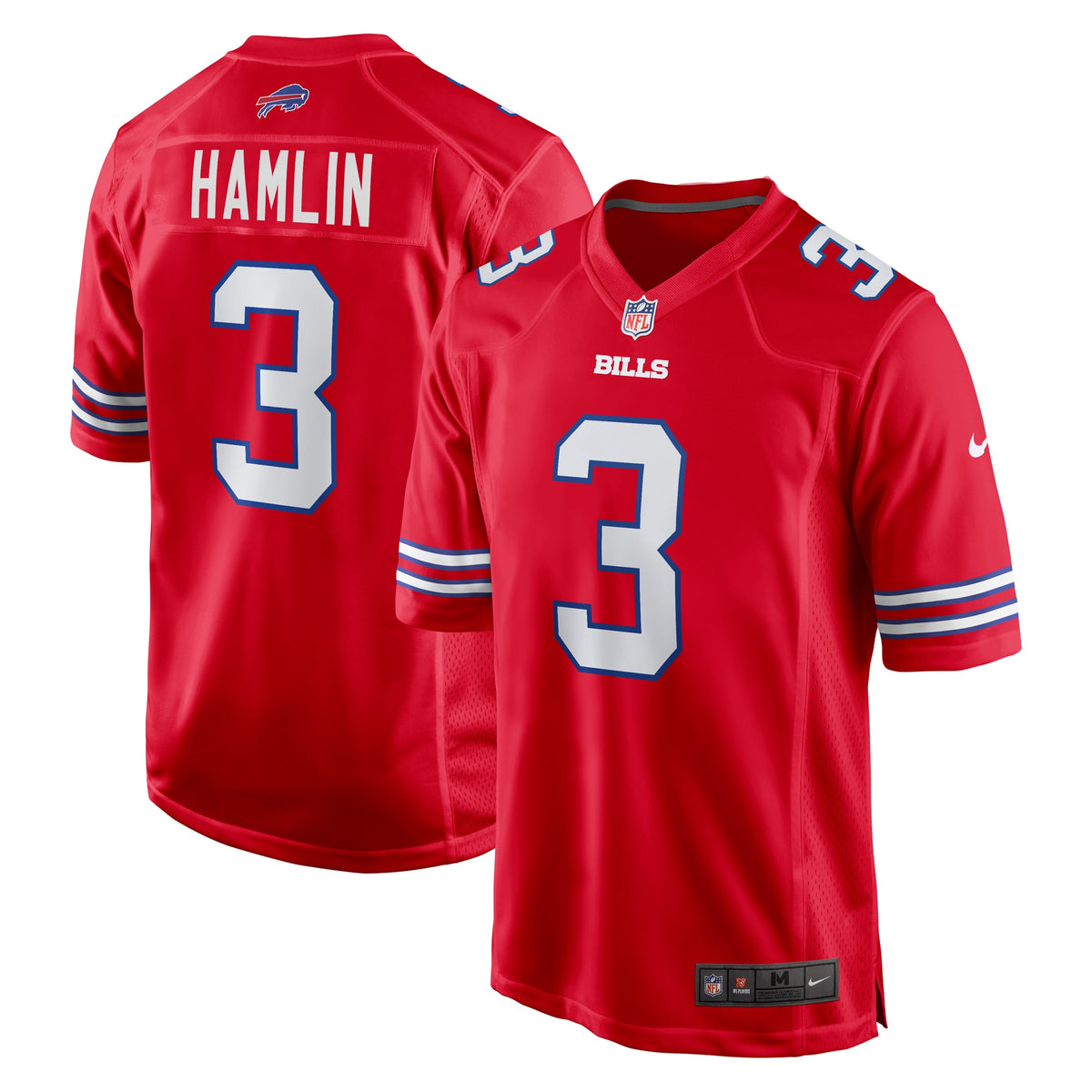 Damar Hamlin Buffalo Bills Nike Alternate Game Jersey Red