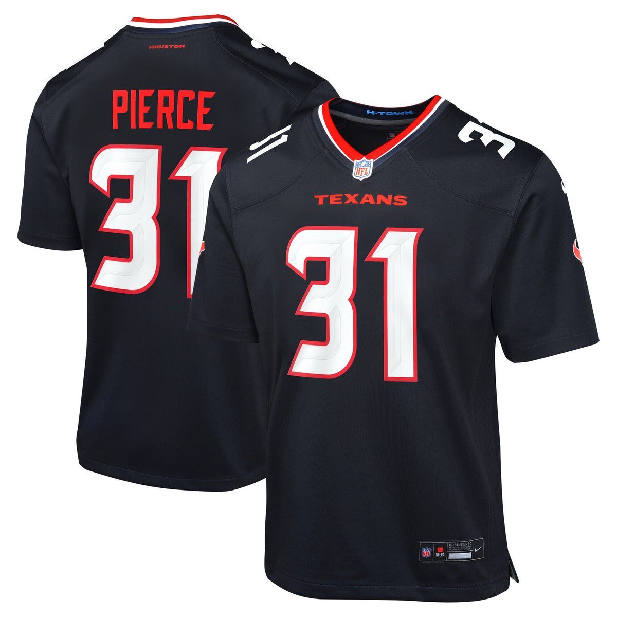 Dameon Pierce Houston Texans Nike Youth Game Jersey Navy