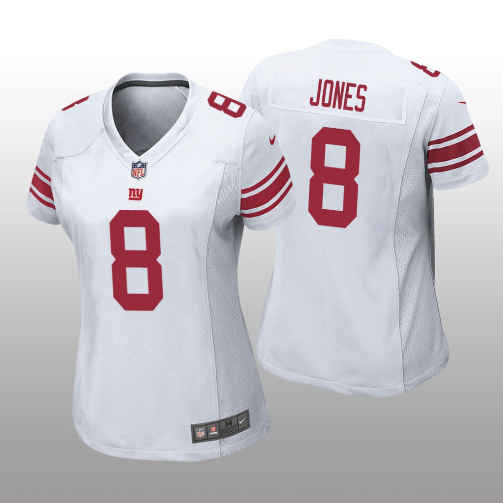 Daniel Jones New York Giants White Draft Game Jersey