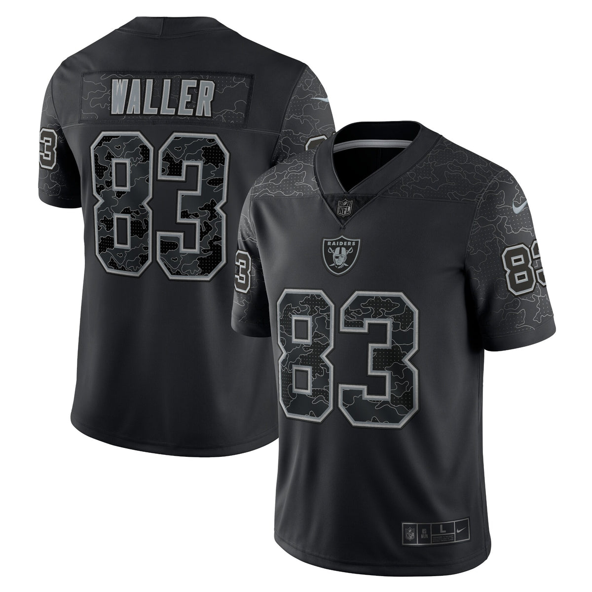 Darren Waller Las Vegas Raiders Nike RFLCTV Limited Jersey Black