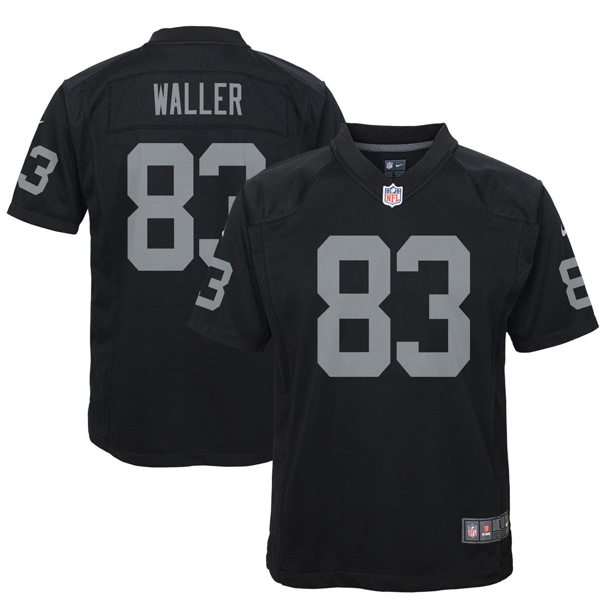 Darren Waller Las Vegas Raiders Nike Youth Game Jersey Black