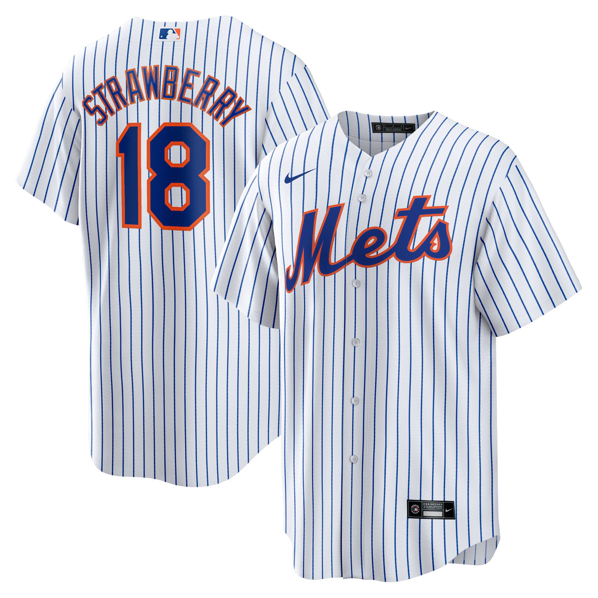Darryl Strawberry New York Mets Nike Home Replica Player Jersey White