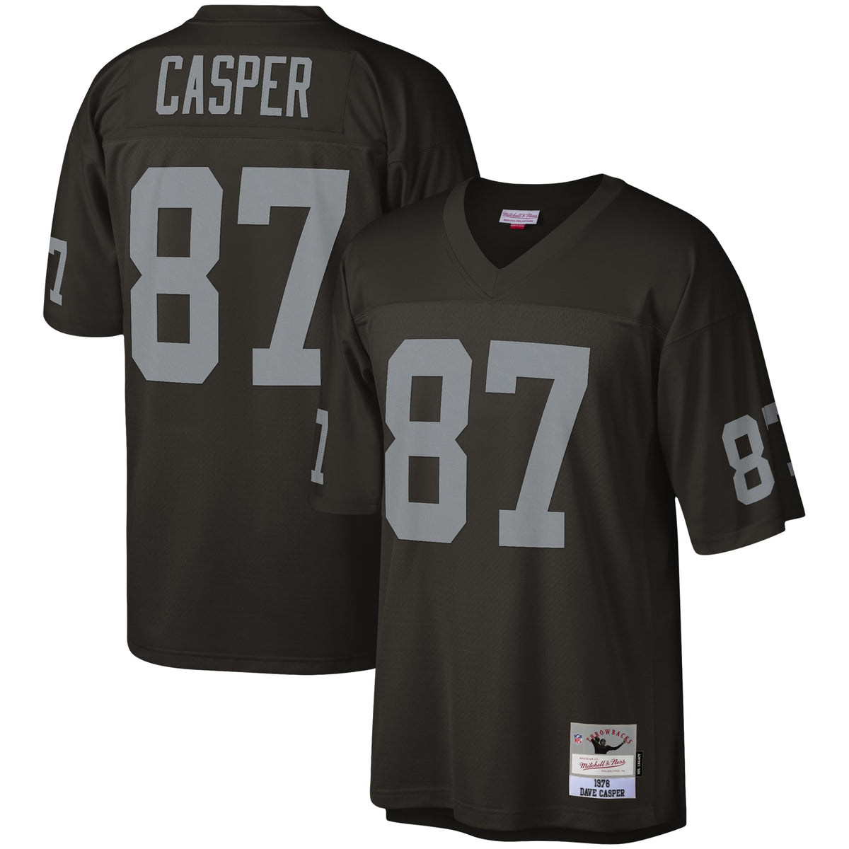 Dave Casper Las Vegas Raiders Mitchell Ness Legacy Replica Jersey Black