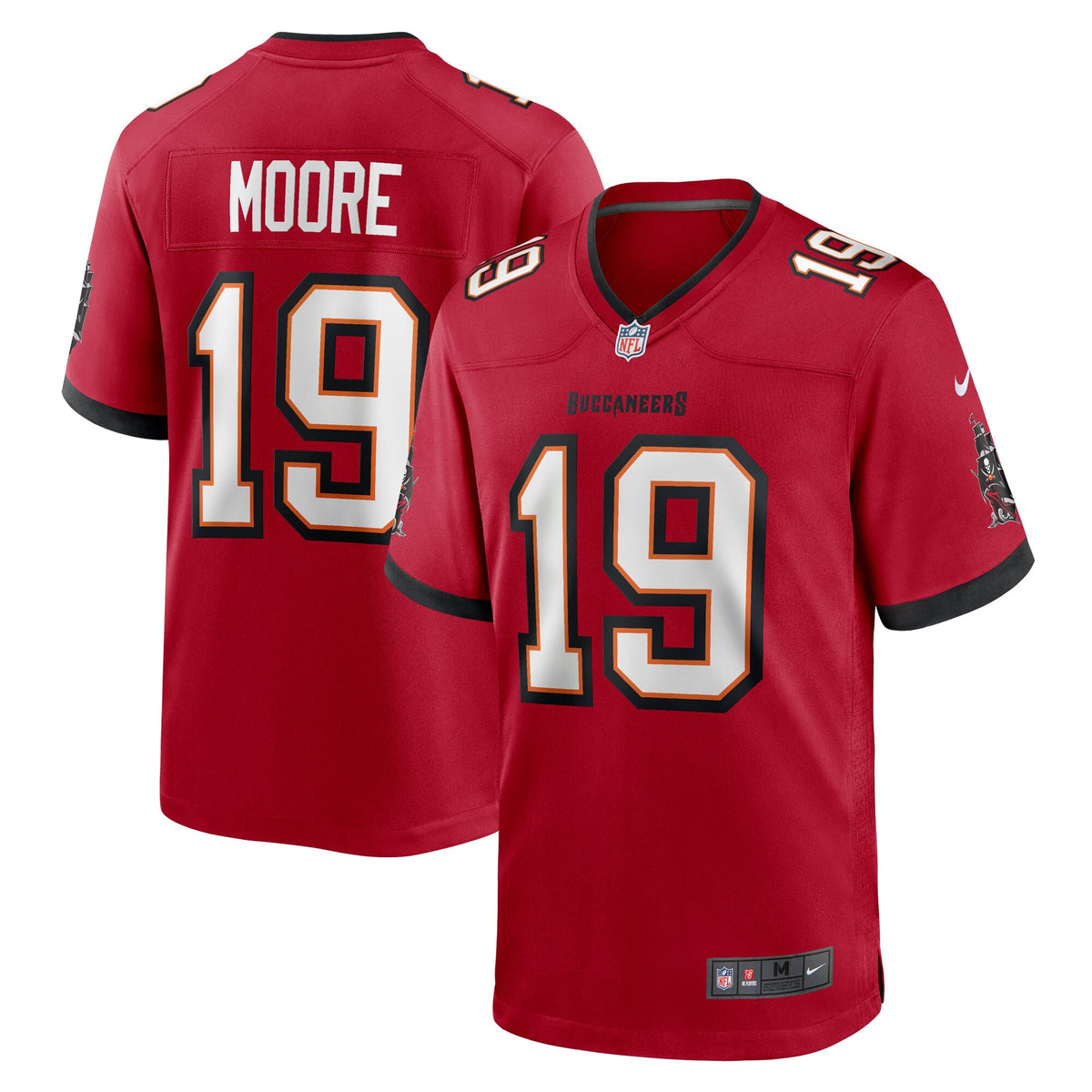 David Moore Tampa Bay Buccaneers Nike Game Jersey Red