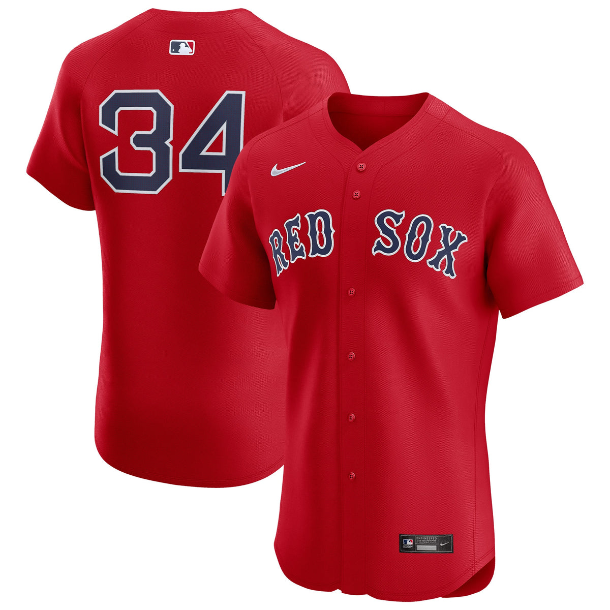 David Ortiz Boston Red Sox Nike Alternate Elite Player Jersey Red