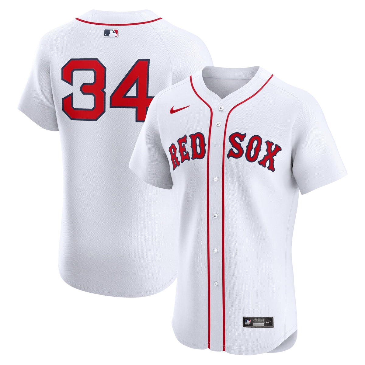 David Ortiz Boston Red Sox Nike Home Elite Jersey White