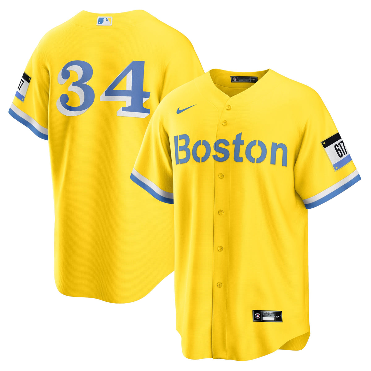 David Ortiz Boston Red Sox Nike Retired Player City Connect Replica Jersey Gold