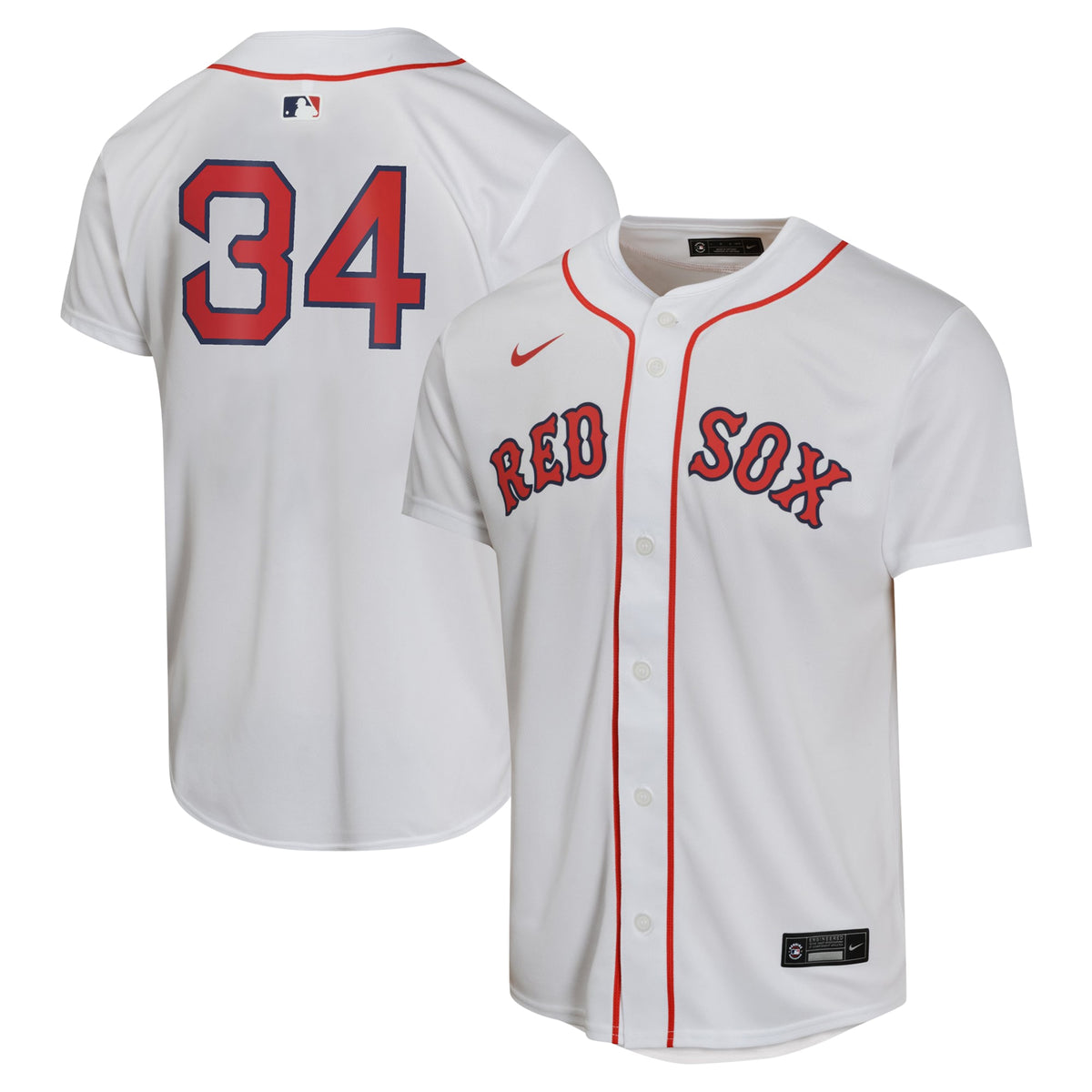 David Ortiz Boston Red Sox Nike Youth Home Retired Game Player Jersey White