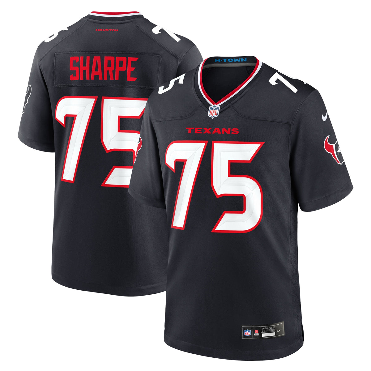 David Sharpe Houston Texans Nike Team Game Jersey Navy