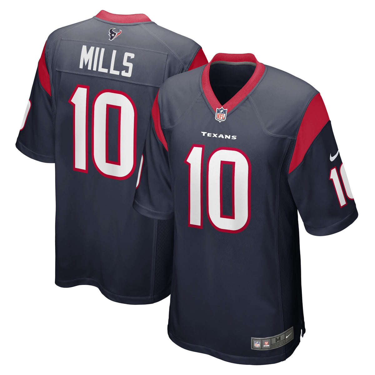 Davis Mills Houston Texans Nike Game Jersey Navy