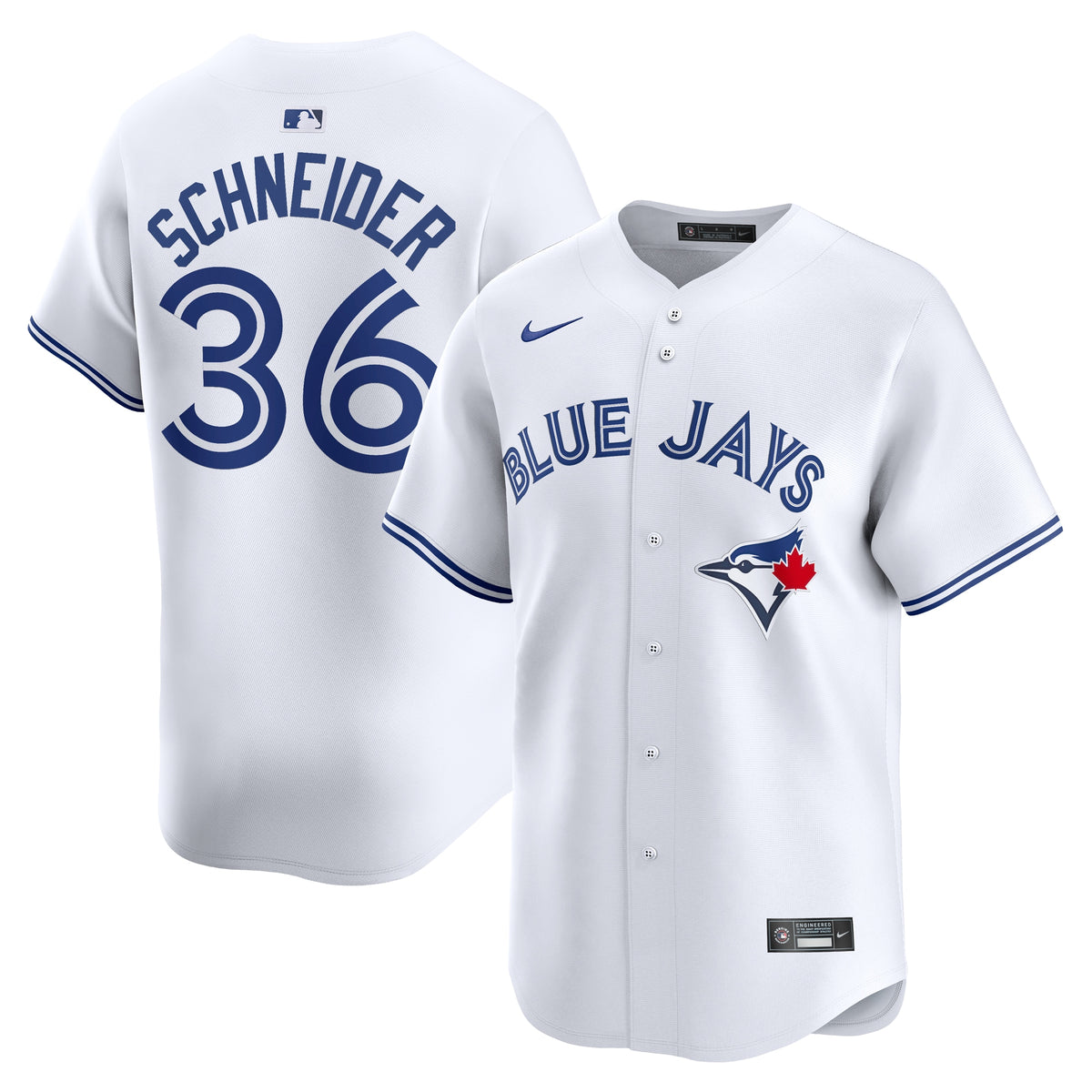 Davis Schneider Toronto Blue Jays Nike Home Limited Player Jersey White