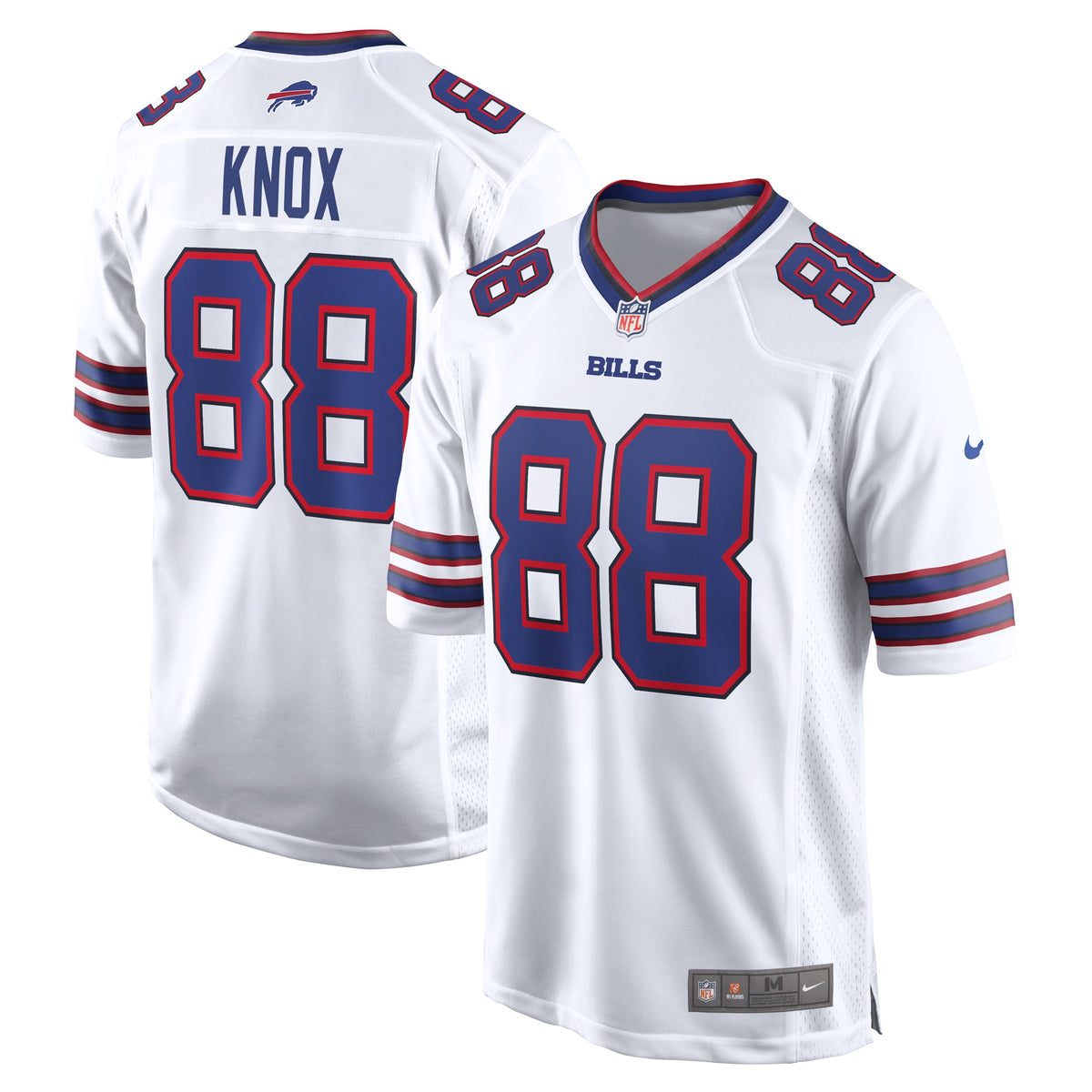 Dawson Knox Buffalo Bills Nike Away Game Player Jersey White
