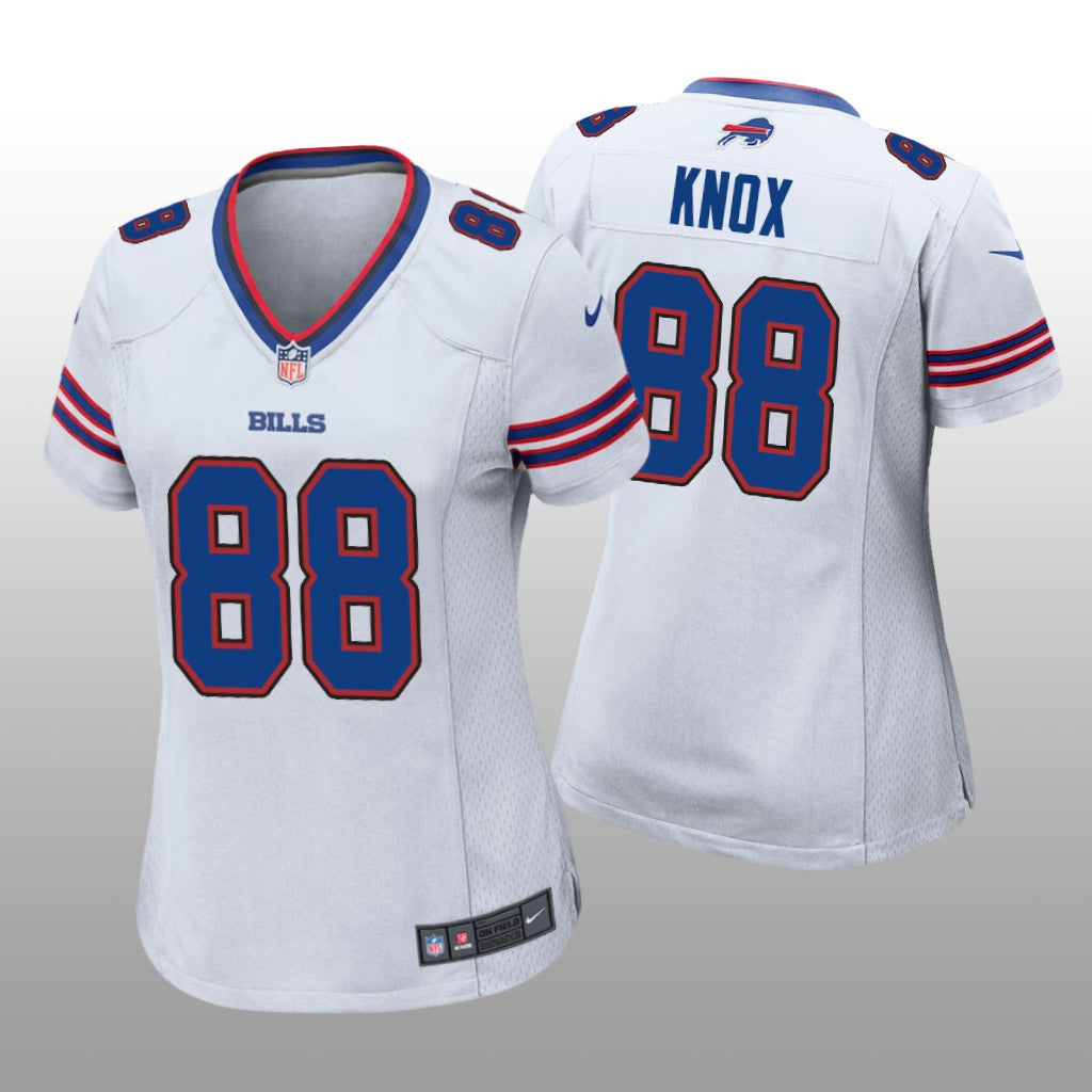 Dawson Knox Buffalo Bills White Draft Game Jersey