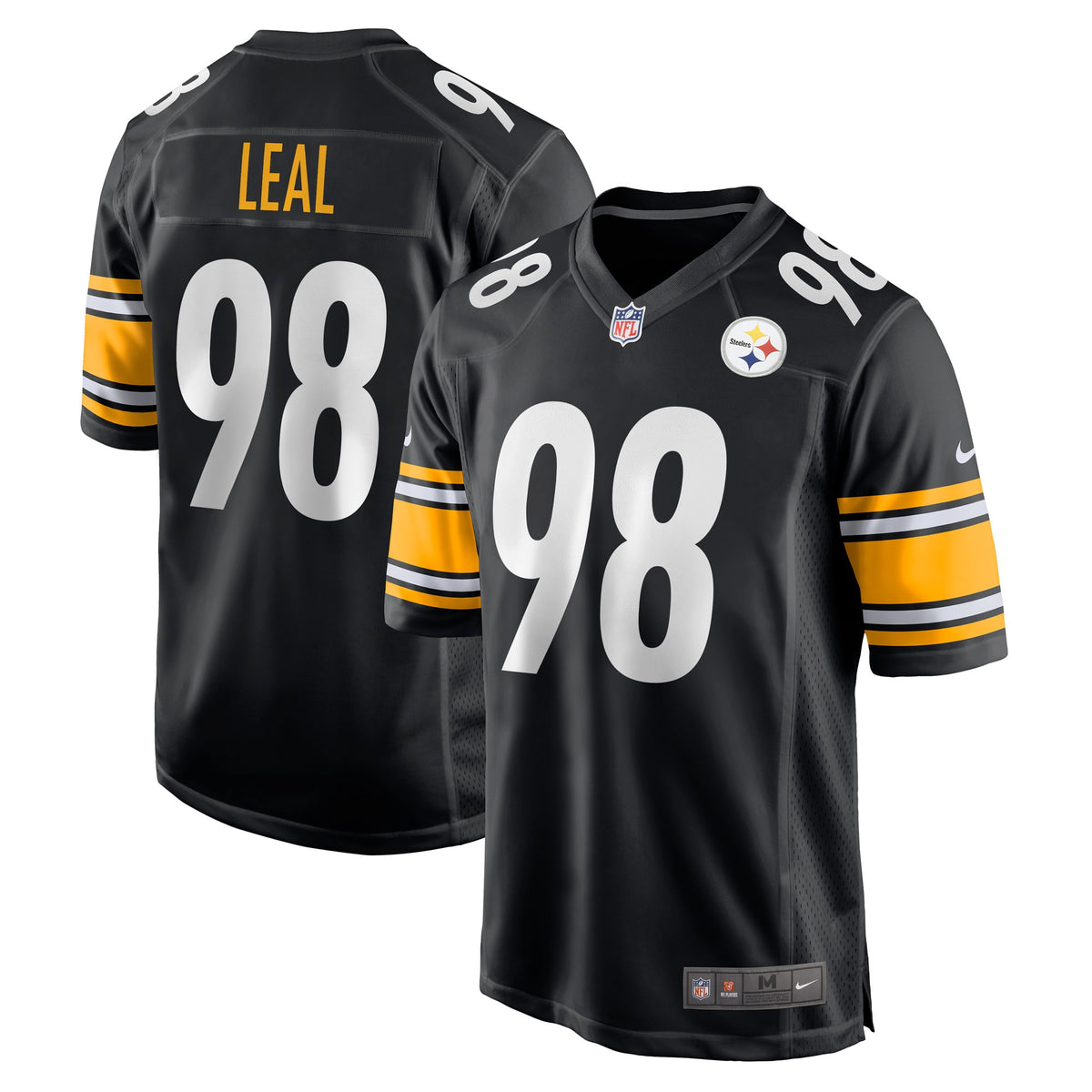 DeMarvin Leal Pittsburgh Steelers Nike Game Player Jersey Black