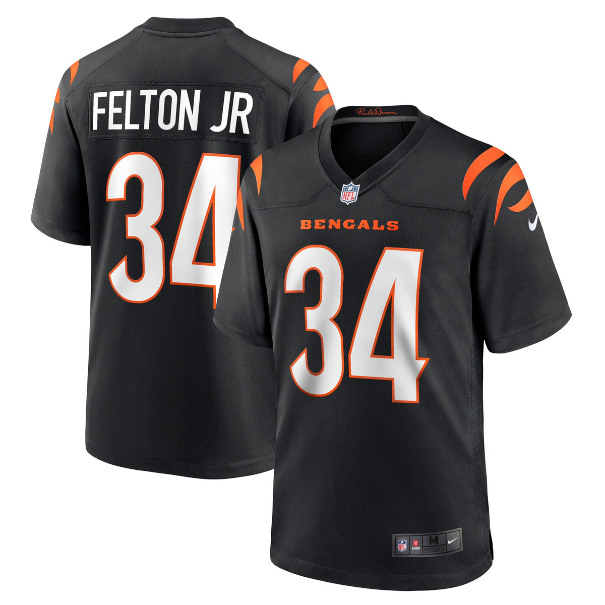 Demetric Felton Jr. Cincinnati Bengals Nike Team Game Jersey Black