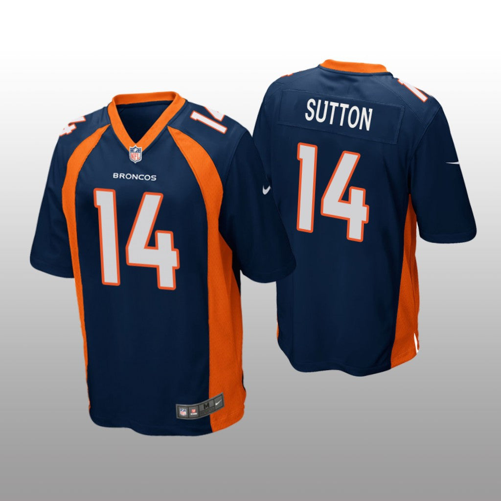 Denver Broncos #14 Navy Courtland Sutton Pro Line Jersey Youth