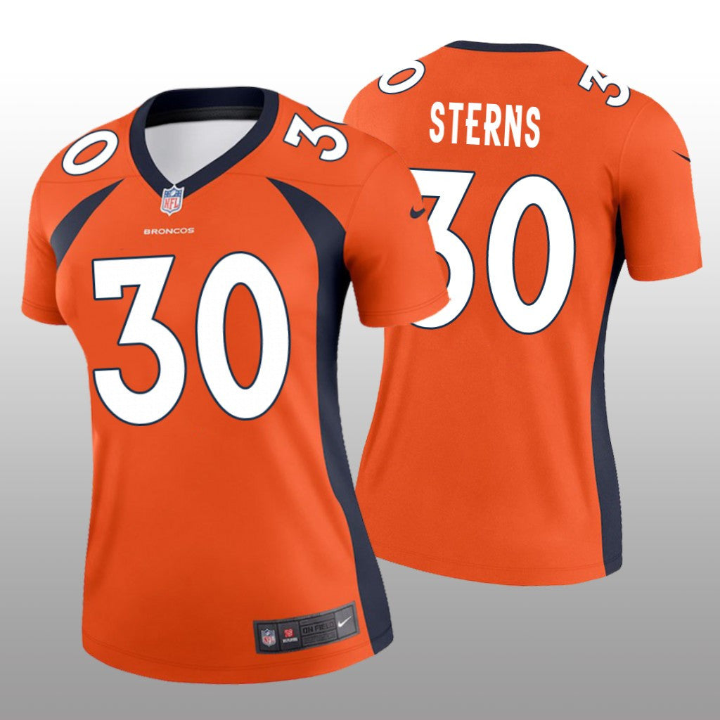 Denver Broncos Caden Sterns Orange Jersey Legend Women's