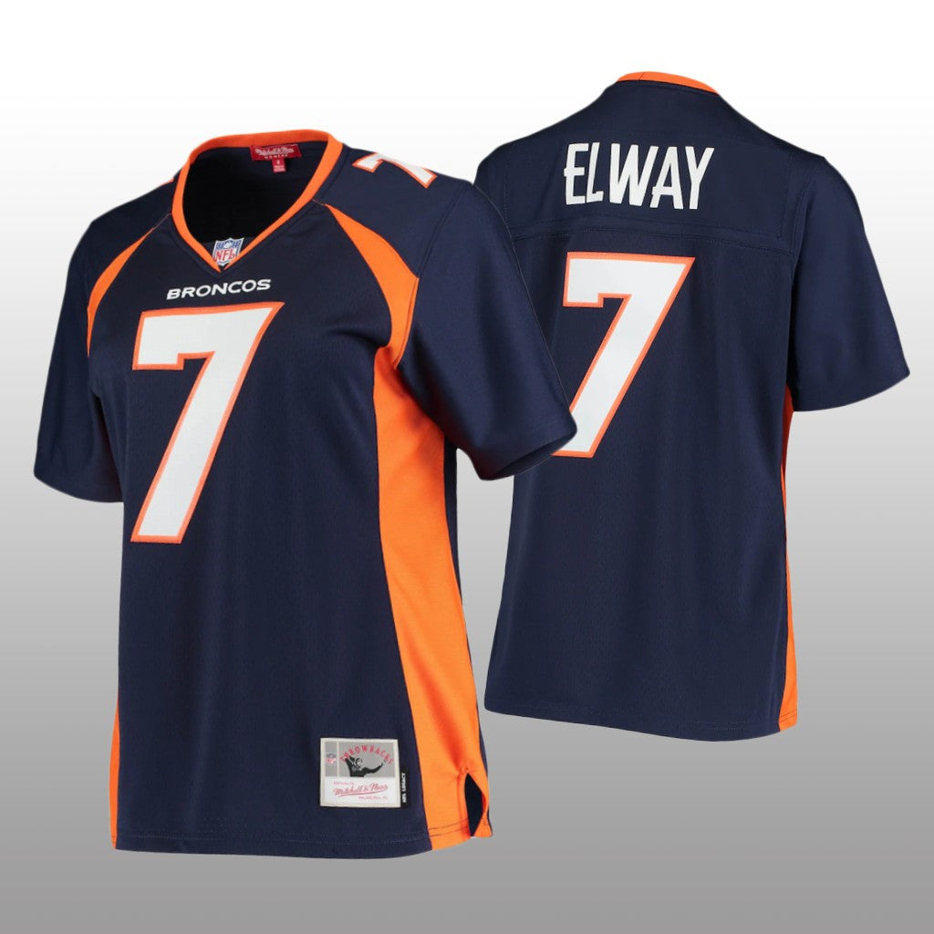 Denver Broncos John Elway Navy Jersey Legacy Women's