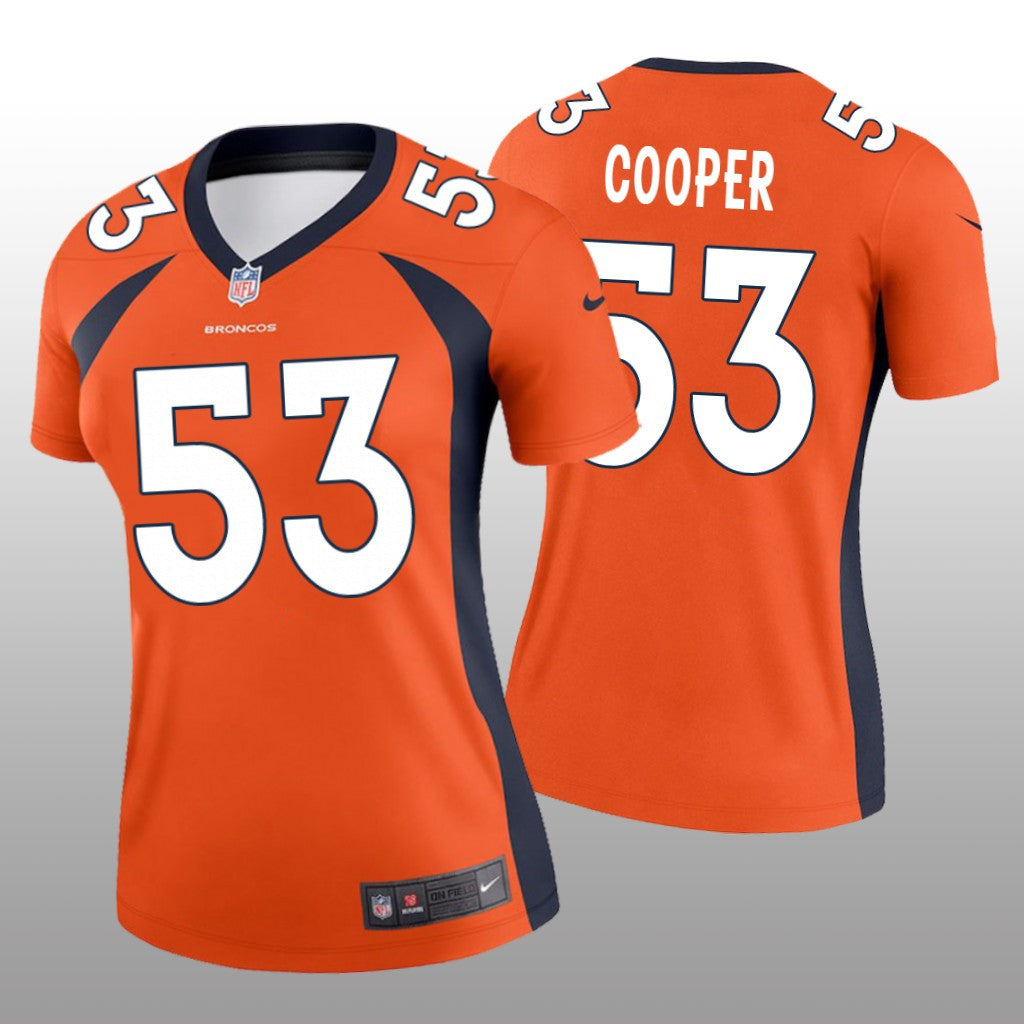 Denver Broncos Jonathon Cooper Orange Jersey Legend Women's