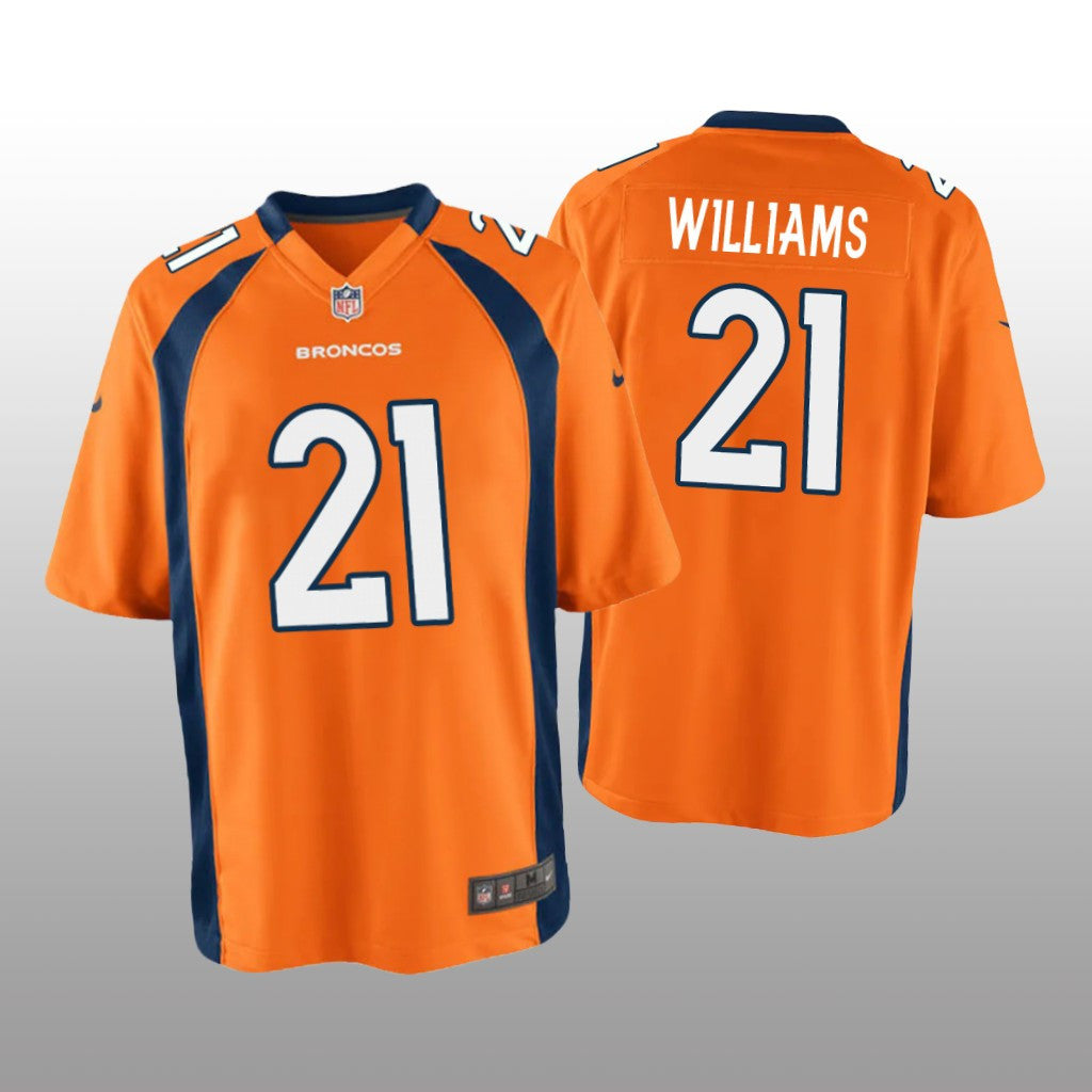 Denver Broncos K&'Waun Williams Orange Jersey Game Youth
