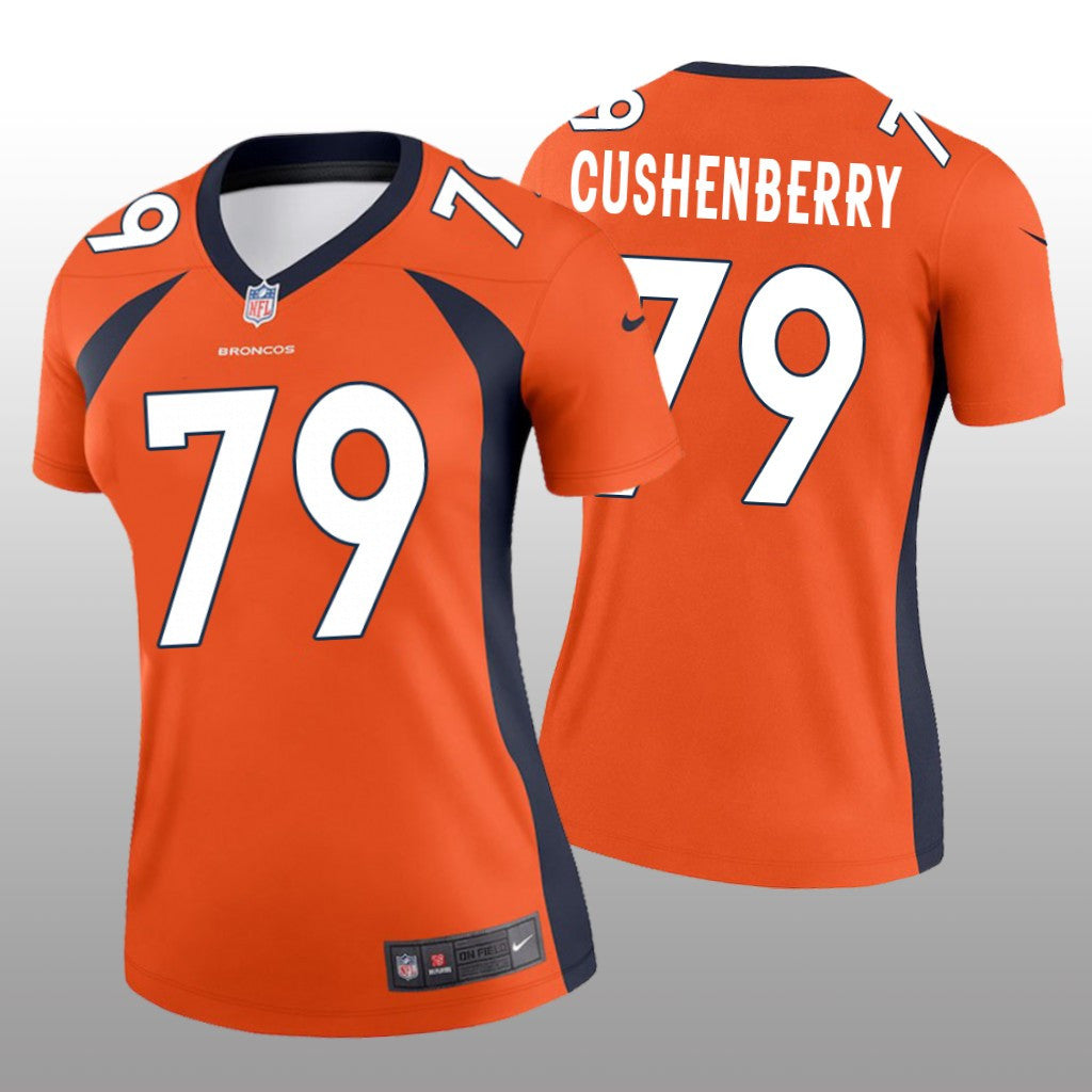 Denver Broncos Lloyd Cushenberry Orange Jersey Legend Women's
