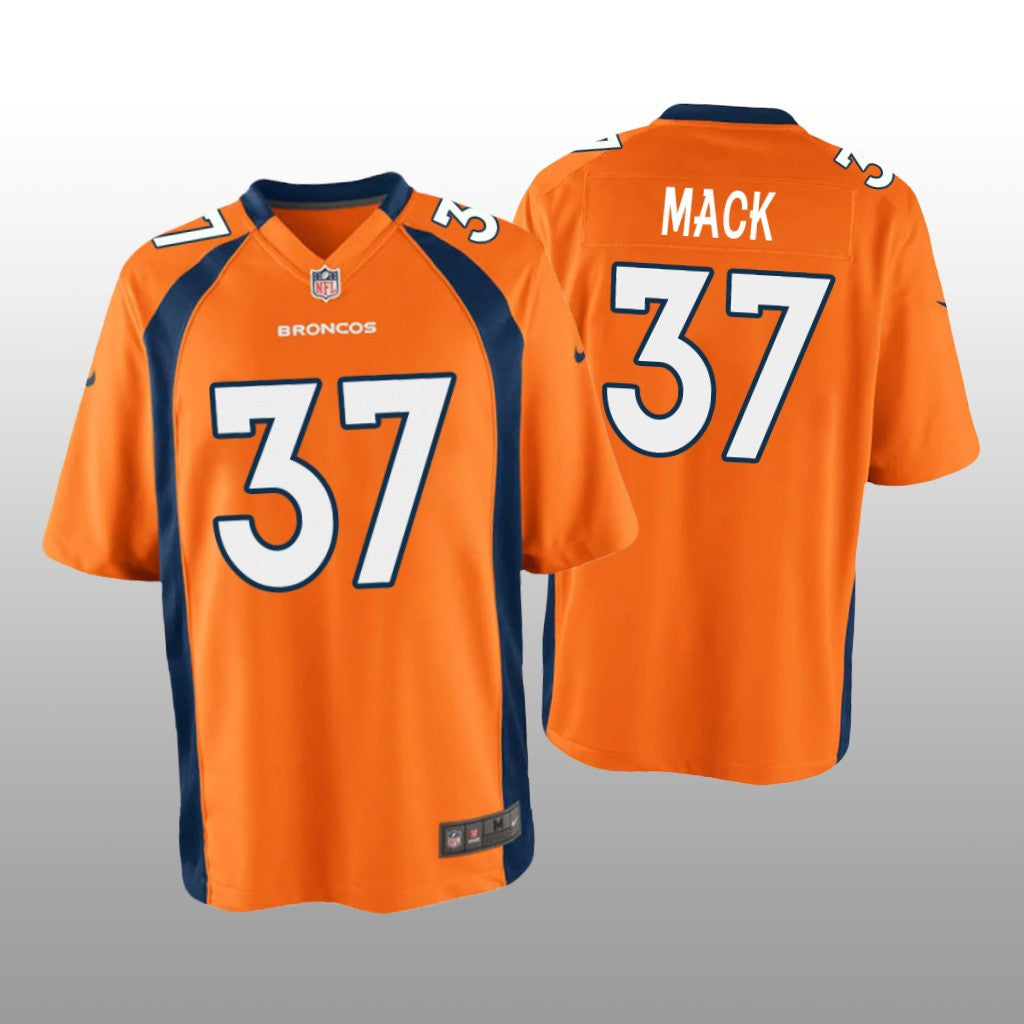 Denver Broncos Marlon Mack Orange Jersey Game Youth