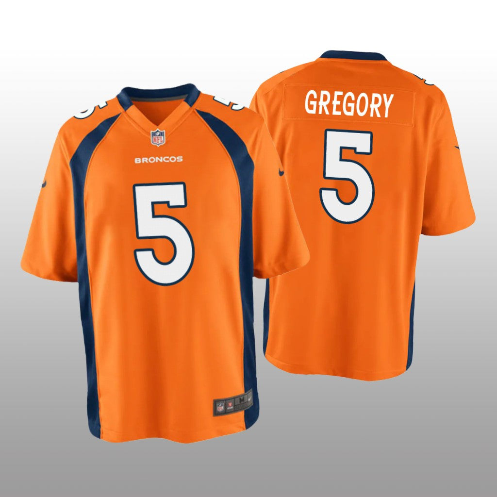 Denver Broncos Randy Gregory Orange Jersey Game Youth
