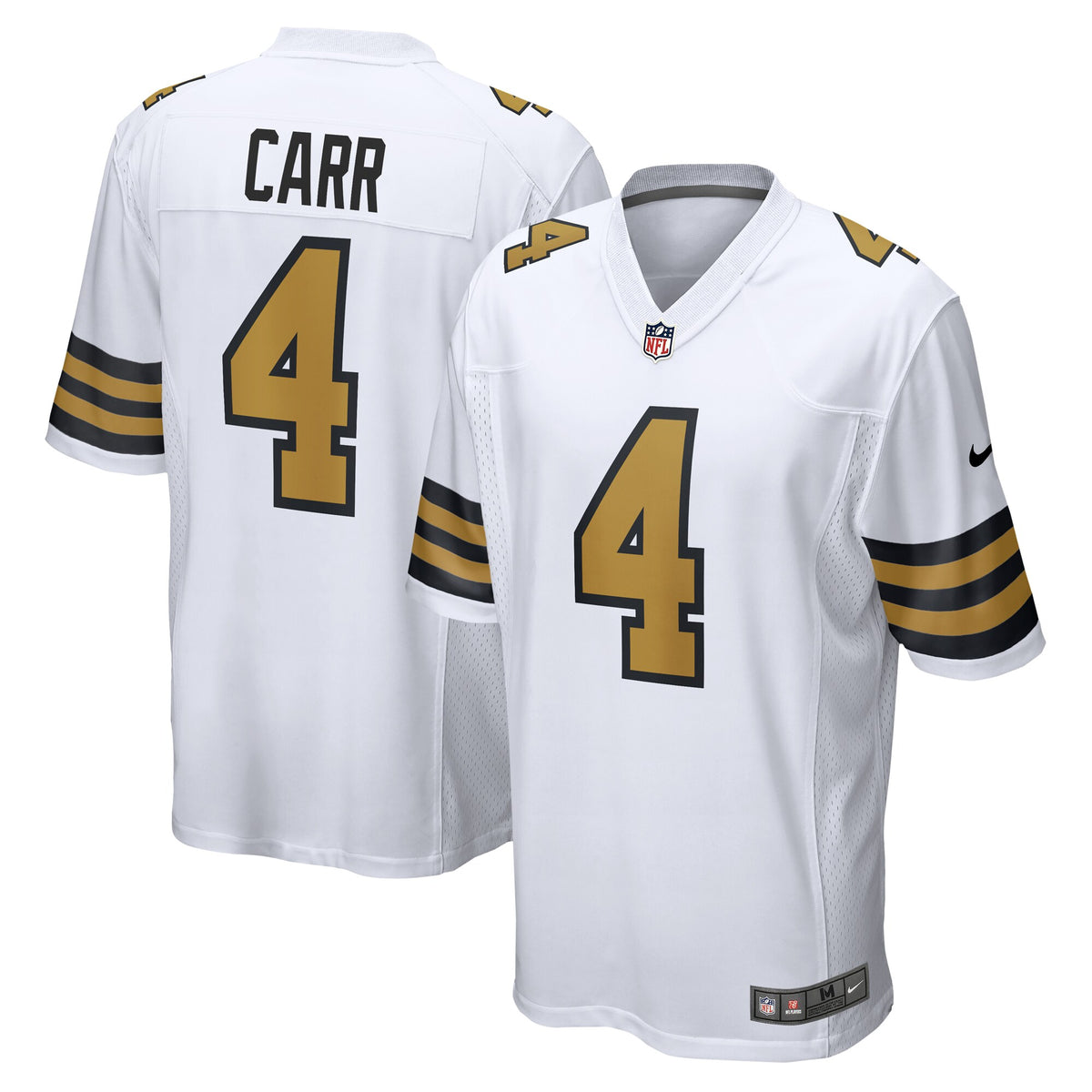 Derek Carr New Orleans Saints Nike Alternate Game Jersey White