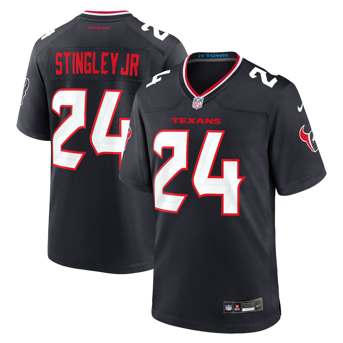 Derek Stingley Jr. Houston Texans Nike Game Jersey Navy