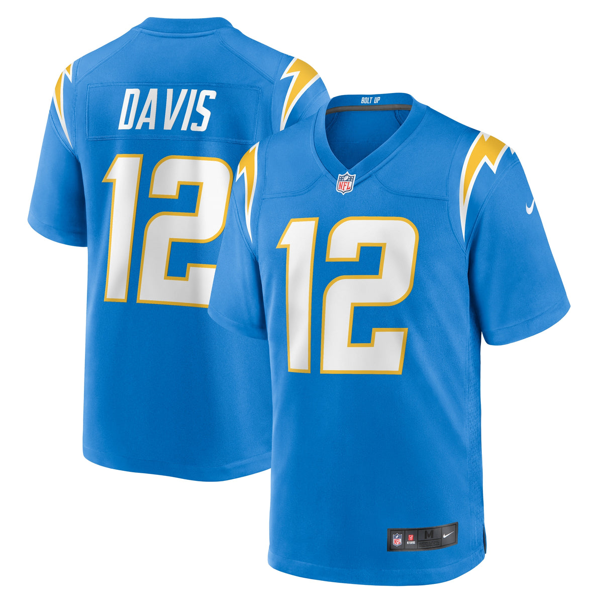 Derius Davis Los Angeles Chargers Nike Team Game Jersey Powder Blue