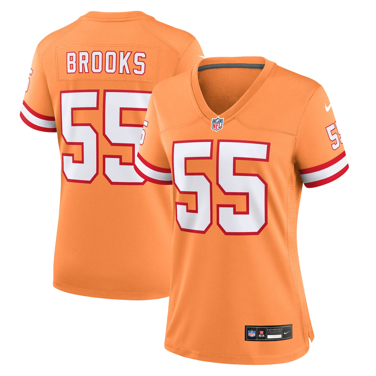 Derrick Brooks Tampa Bay Buccaneers Nike Women's Throwback Game Jersey Orange