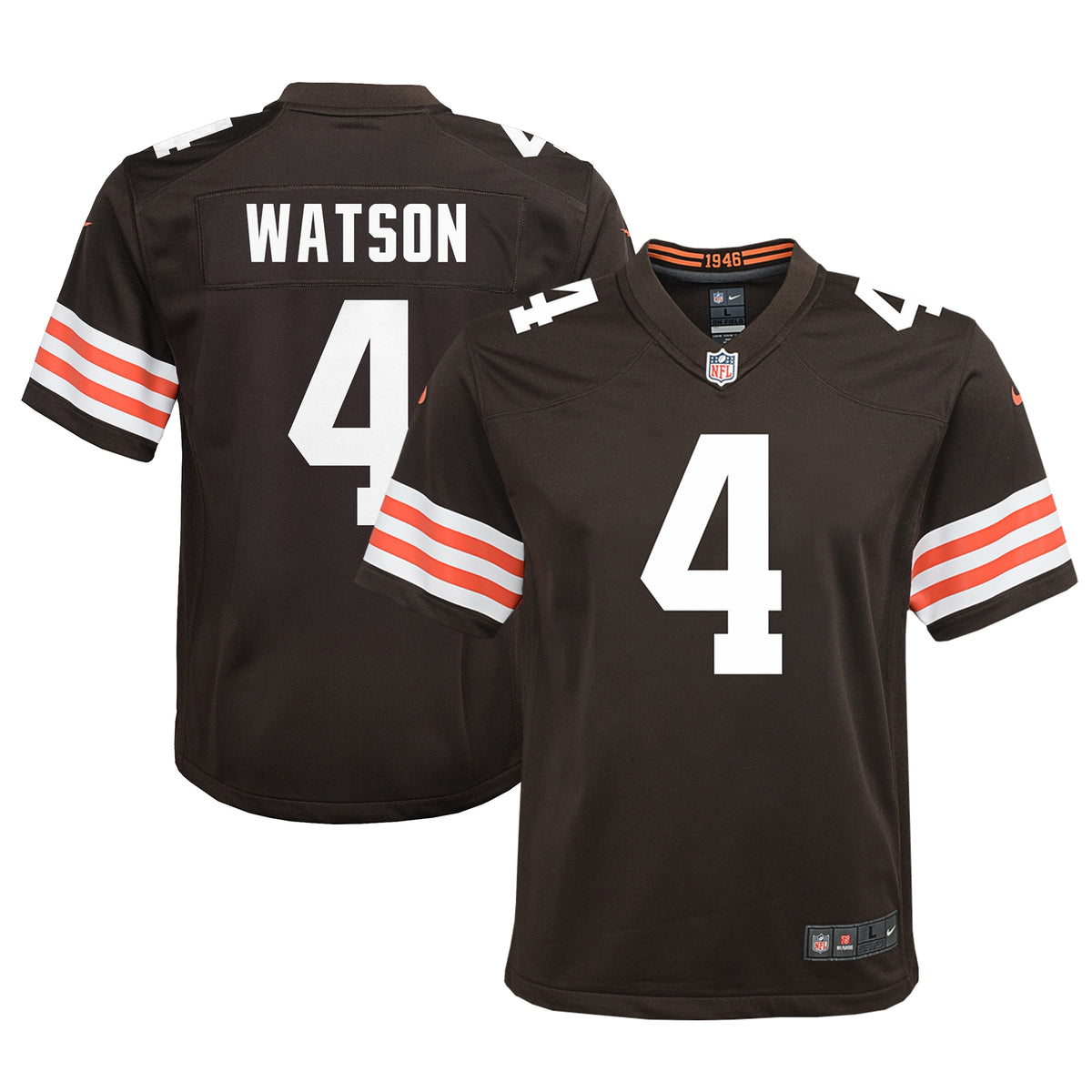 Deshaun Watson Cleveland Browns Nike Youth Game Jersey Brown