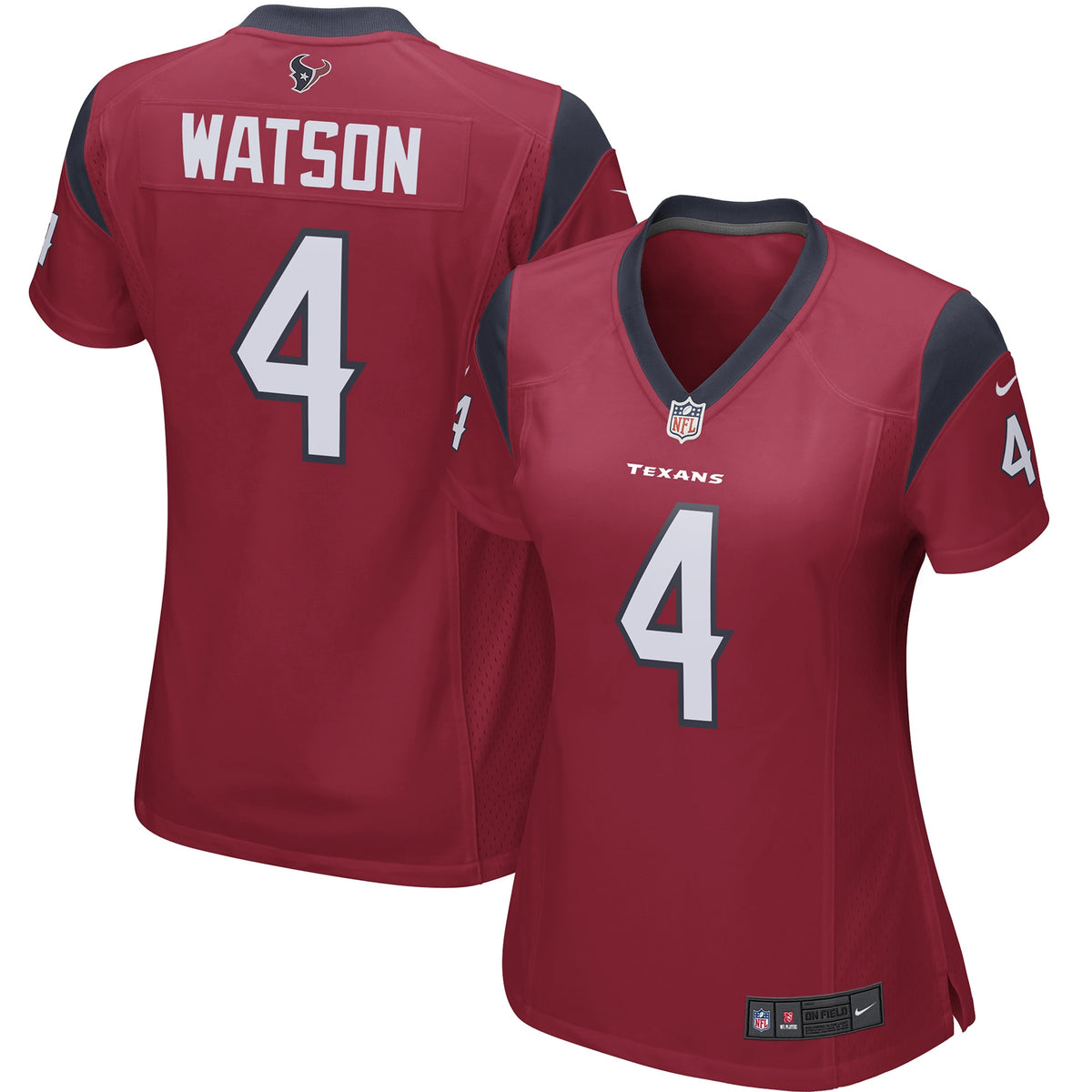 Deshaun Watson Houston Texans Nike Women's Player Game Jersey Red