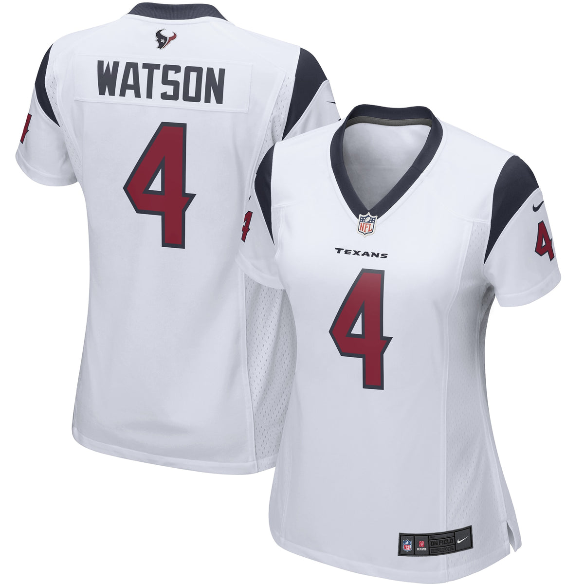 Deshaun Watson Houston Texans Nike Women's Player Game Jersey White
