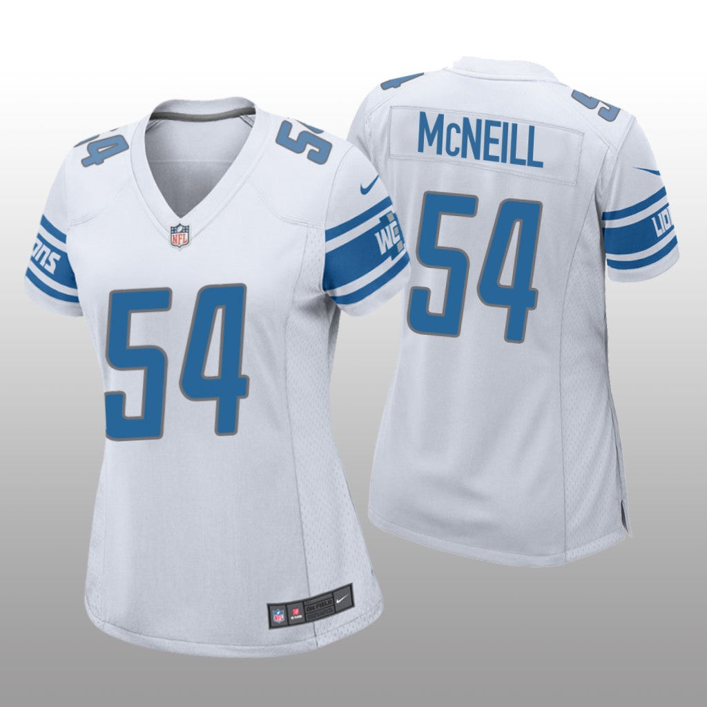 Detroit Lions Alim McNeill White Jersey Game Women's