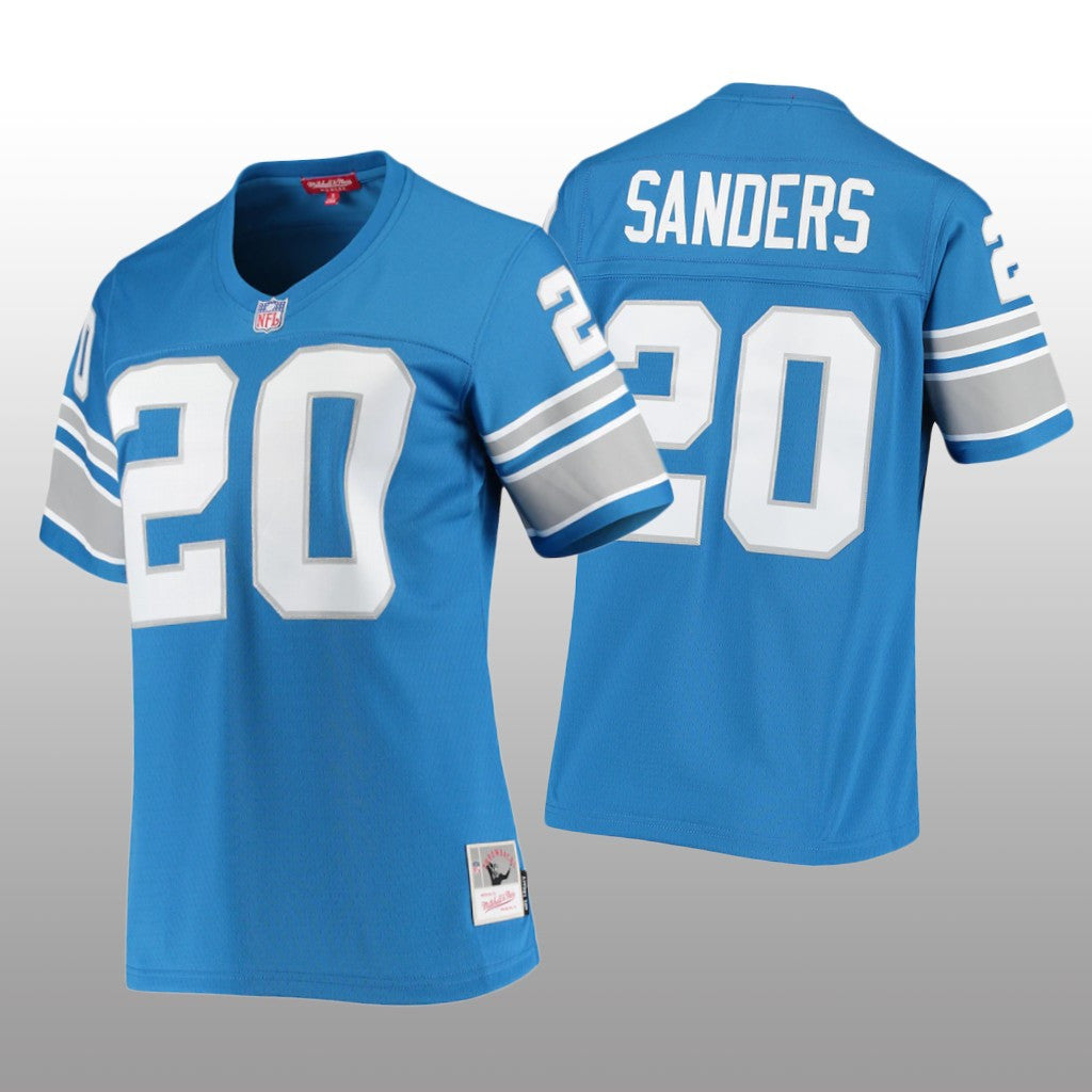 Detroit Lions Barry Sanders Blue Jersey 1996 Legacy Women's
