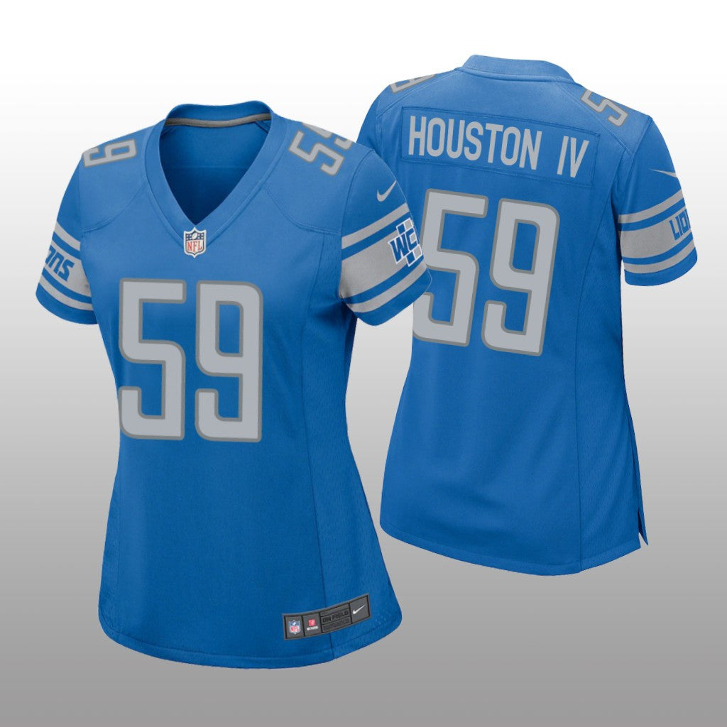 Detroit Lions James Houston IV Blue Jersey Game Women's