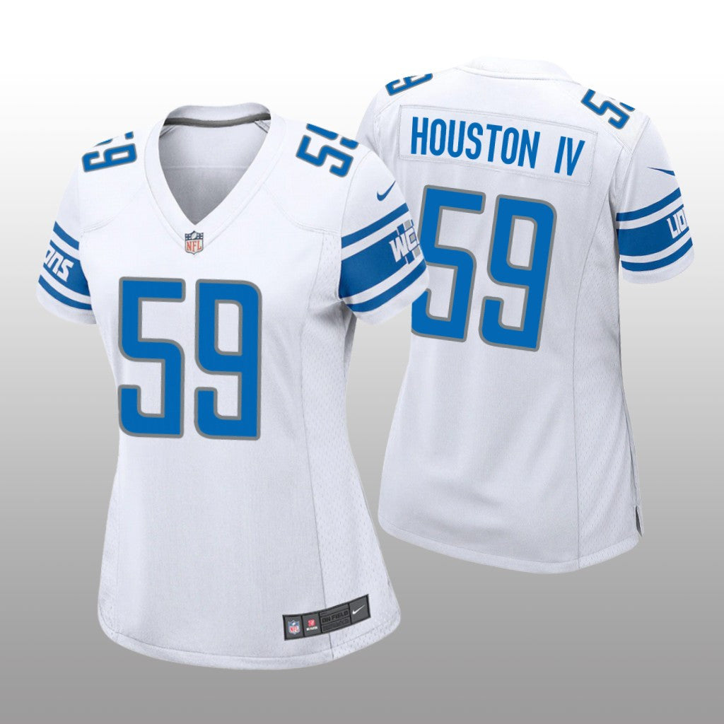 Detroit Lions James Houston IV White Jersey Game Women's