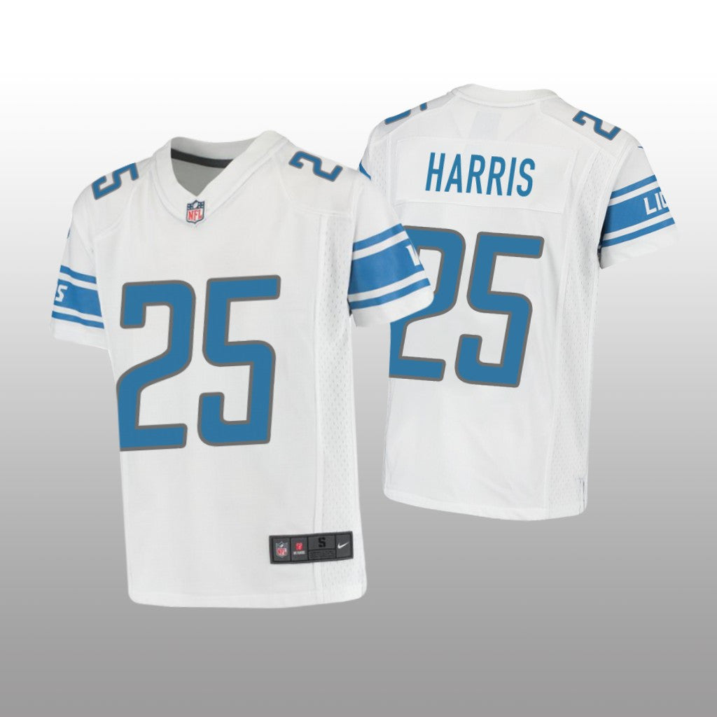 Detroit Lions Will Harris White Jersey Game Youth