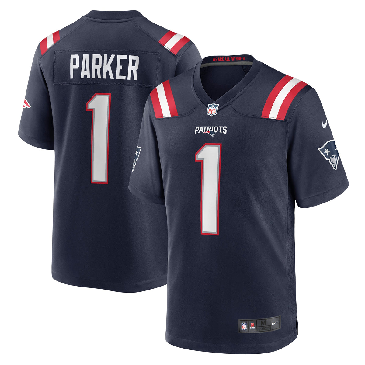 DeVante Parker New England Patriots Nike Game Jersey Navy