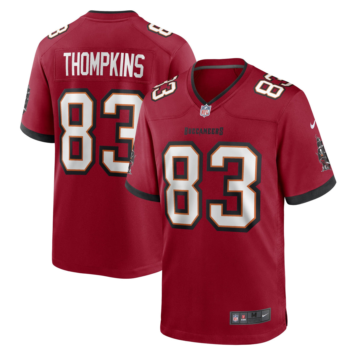 Deven Thompkins Tampa Bay Buccaneers Nike Game Player Jersey Red