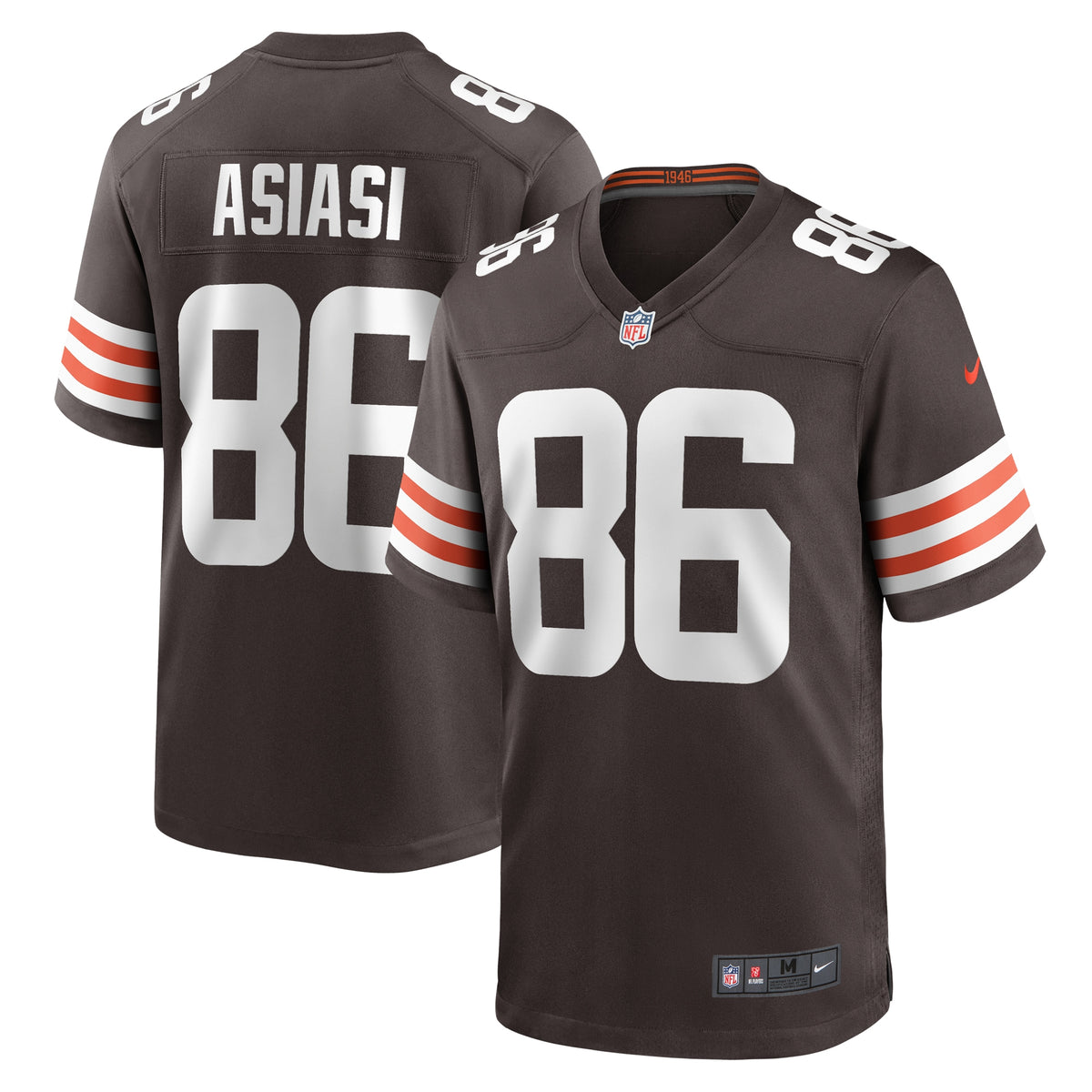 Devin Asiasi Cleveland Browns Nike Game Jersey Brown
