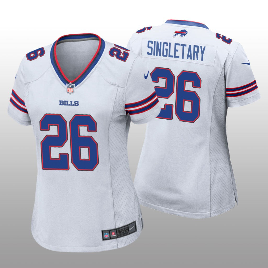Devin Singletary Buffalo Bills White Draft Game Jersey