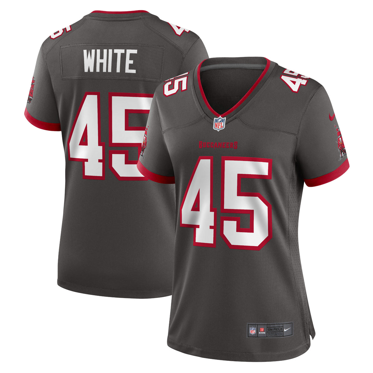 Devin White Tampa Bay Buccaneers Nike Women's Game Jersey Pewter