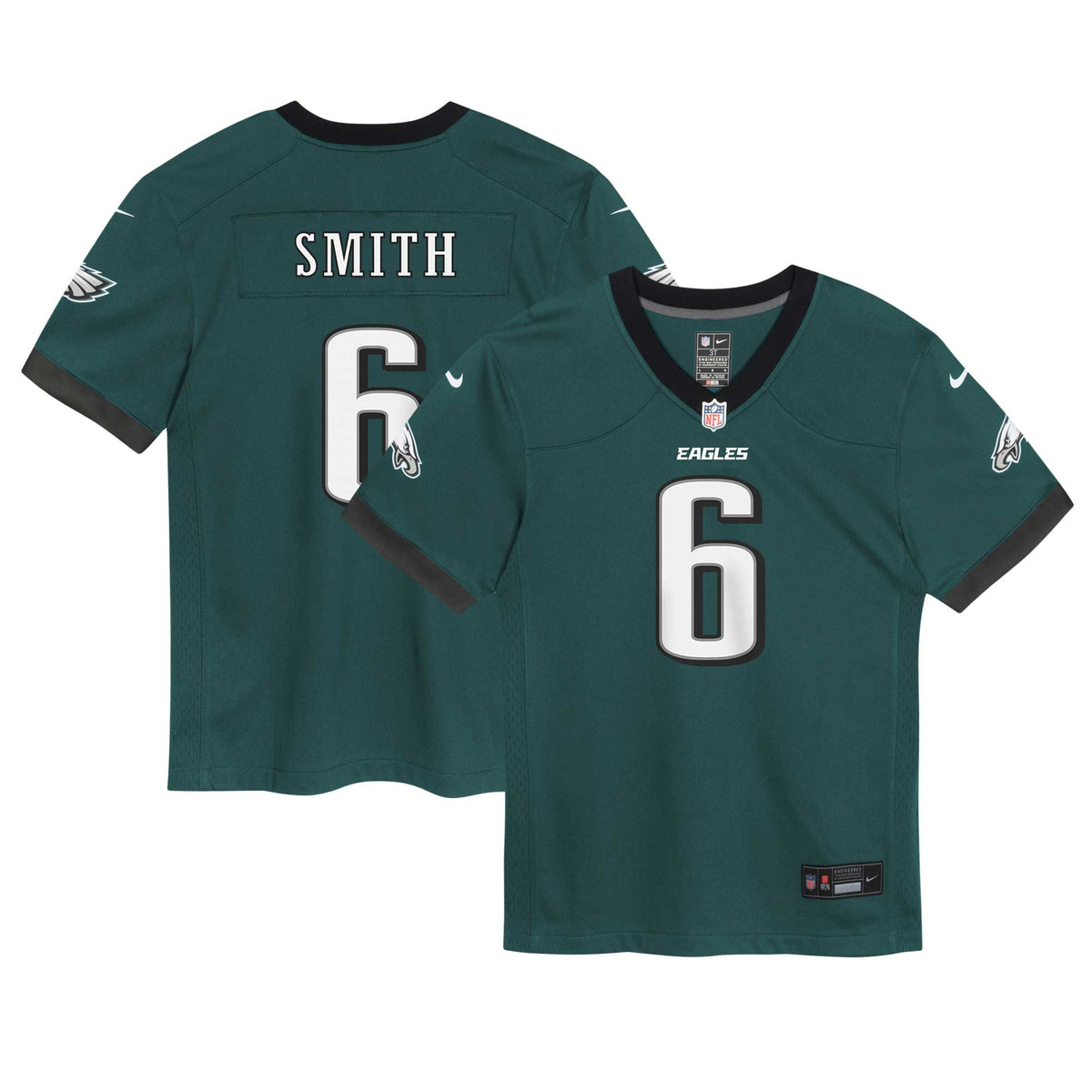 DeVonta Smith Philadelphia Eagles Nike Preschool Game Jersey Midnight Green