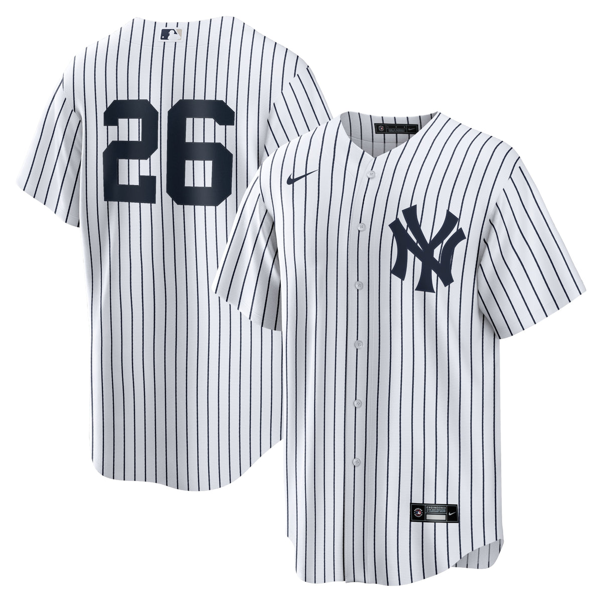 DJ LeMahieu New York Yankees Nike Home Replica Player Name Jersey White