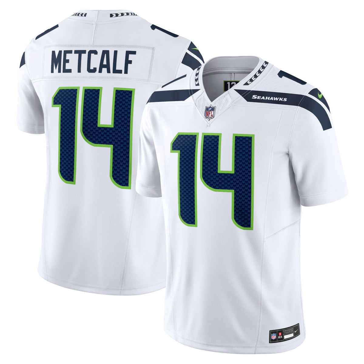 DK Metcalf Seattle Seahawks Nike Vapor F.U.S.E. Limited Jersey White